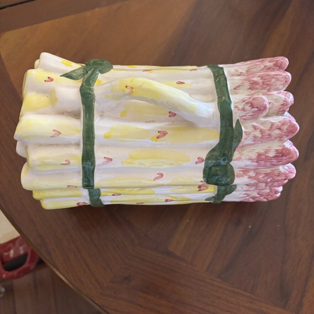 JAY WILLFRED ANDREA BY SADEK ASPARAGUS DISH COLLECTIBLE PIECE SERVING BOWL